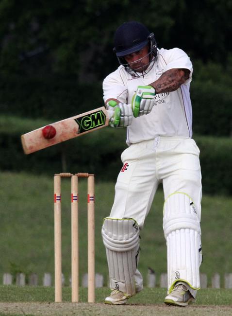 Dan Sutton scored a superb 99 not out for Cresselly